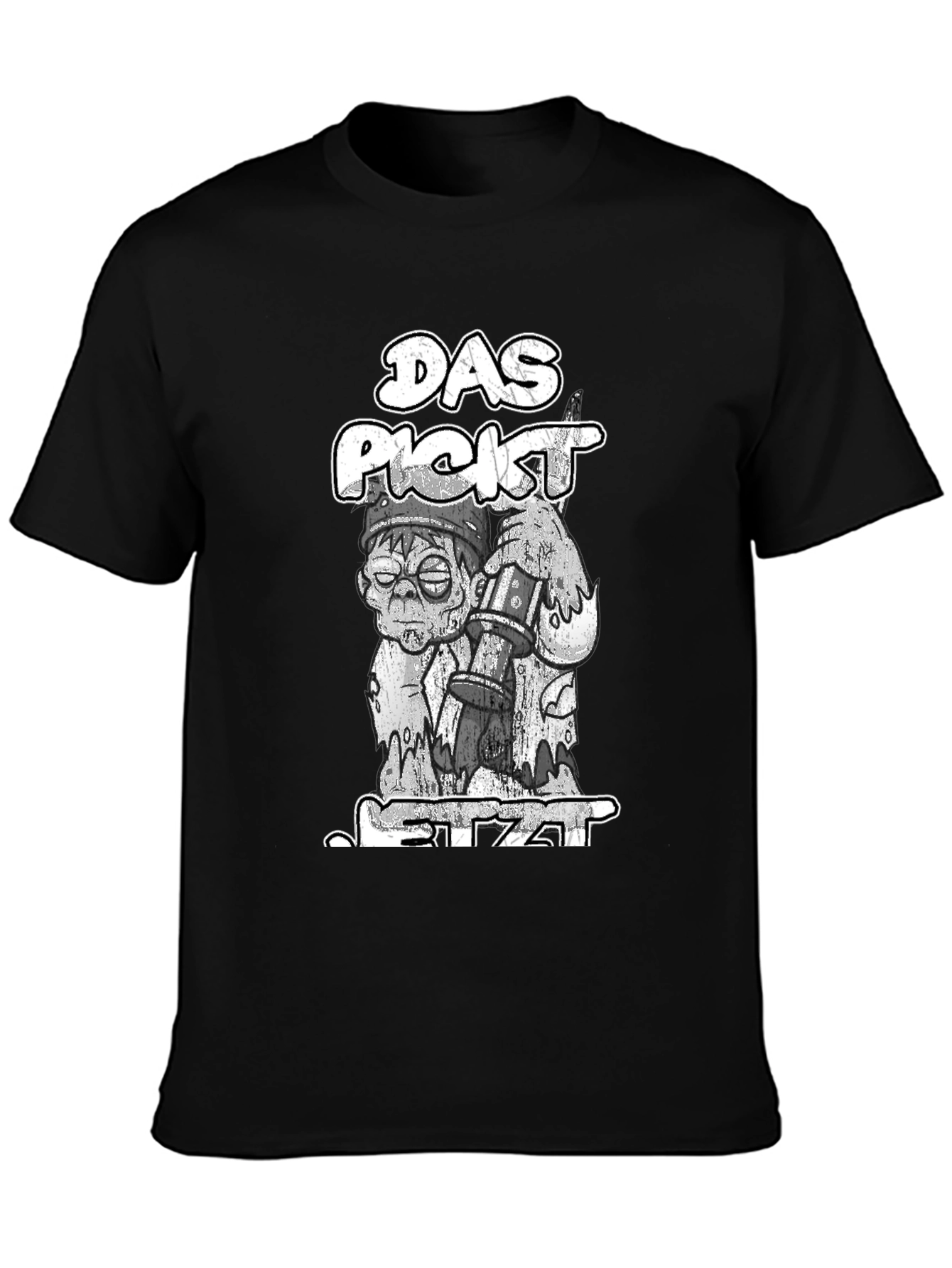 Das Pickt Jetzt T-Shirt: Zombie with Beer