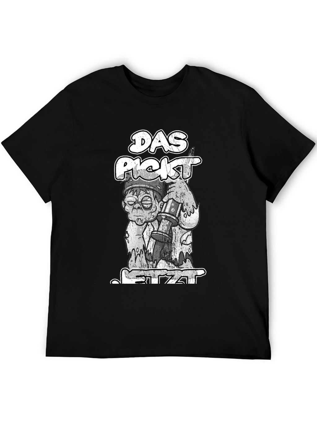 Das Pickt Jetzt T-Shirt: Zombie with Beer