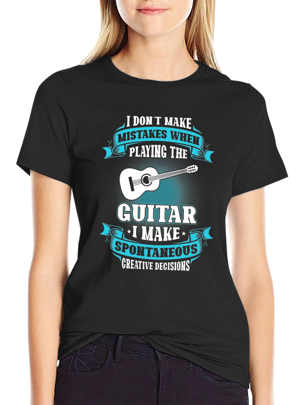 Guitar Player T-Shirt: Spontaneous Creative Decisions