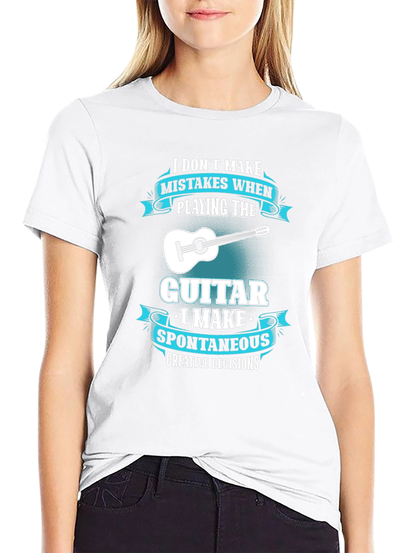 Guitar Player T-Shirt: Spontaneous Creative Decisions