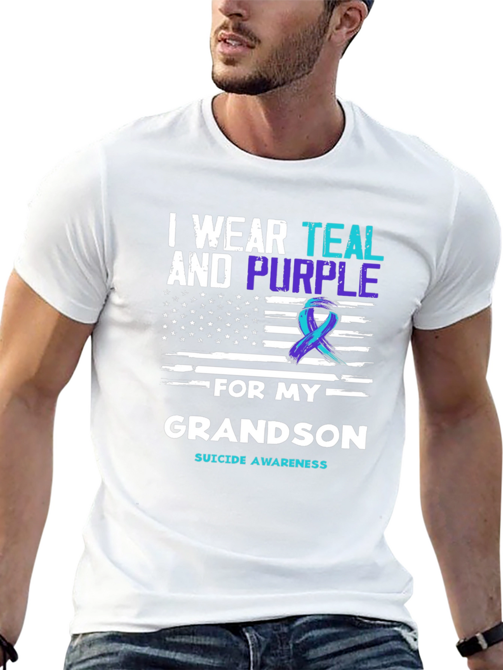 Suicide Awareness Grandson T-Shirt