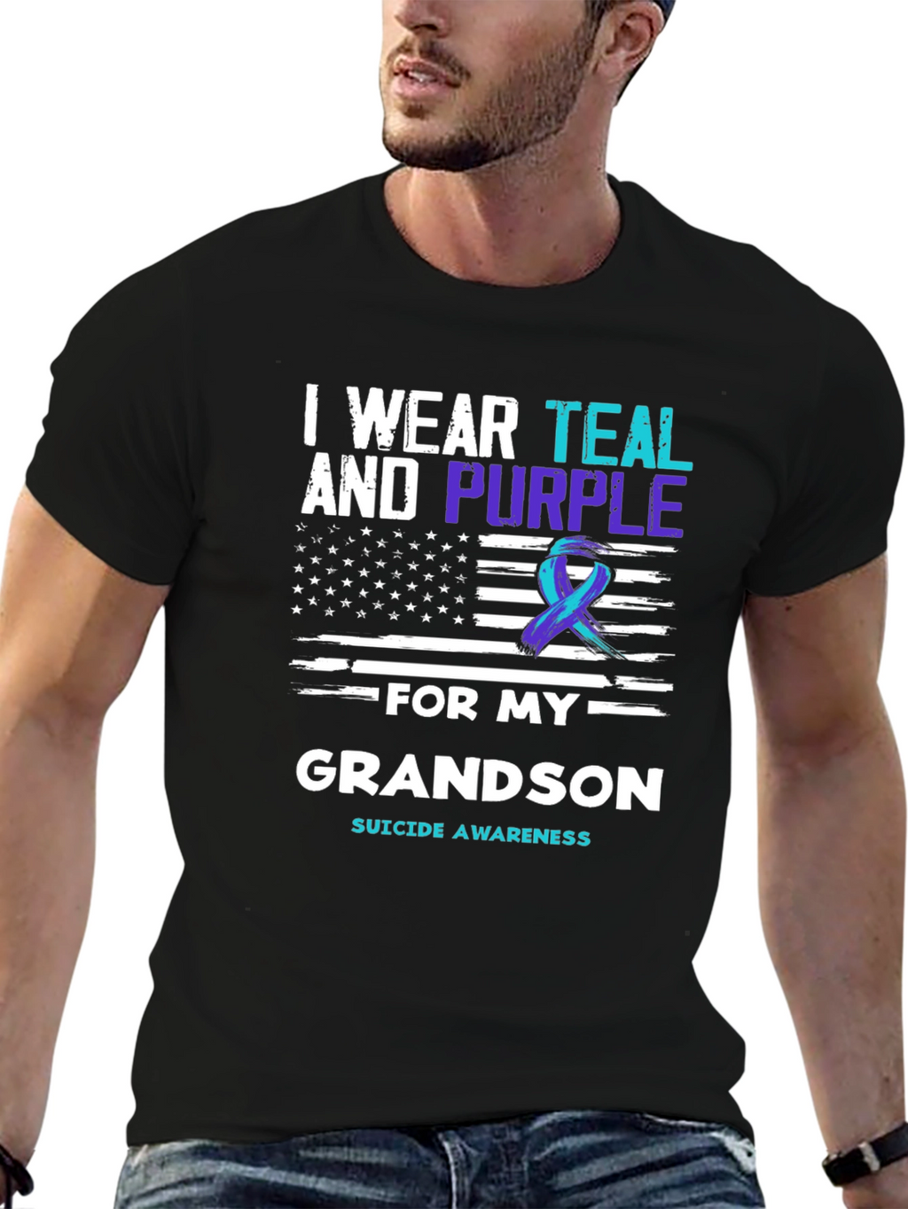 Suicide Awareness Grandson T-Shirt