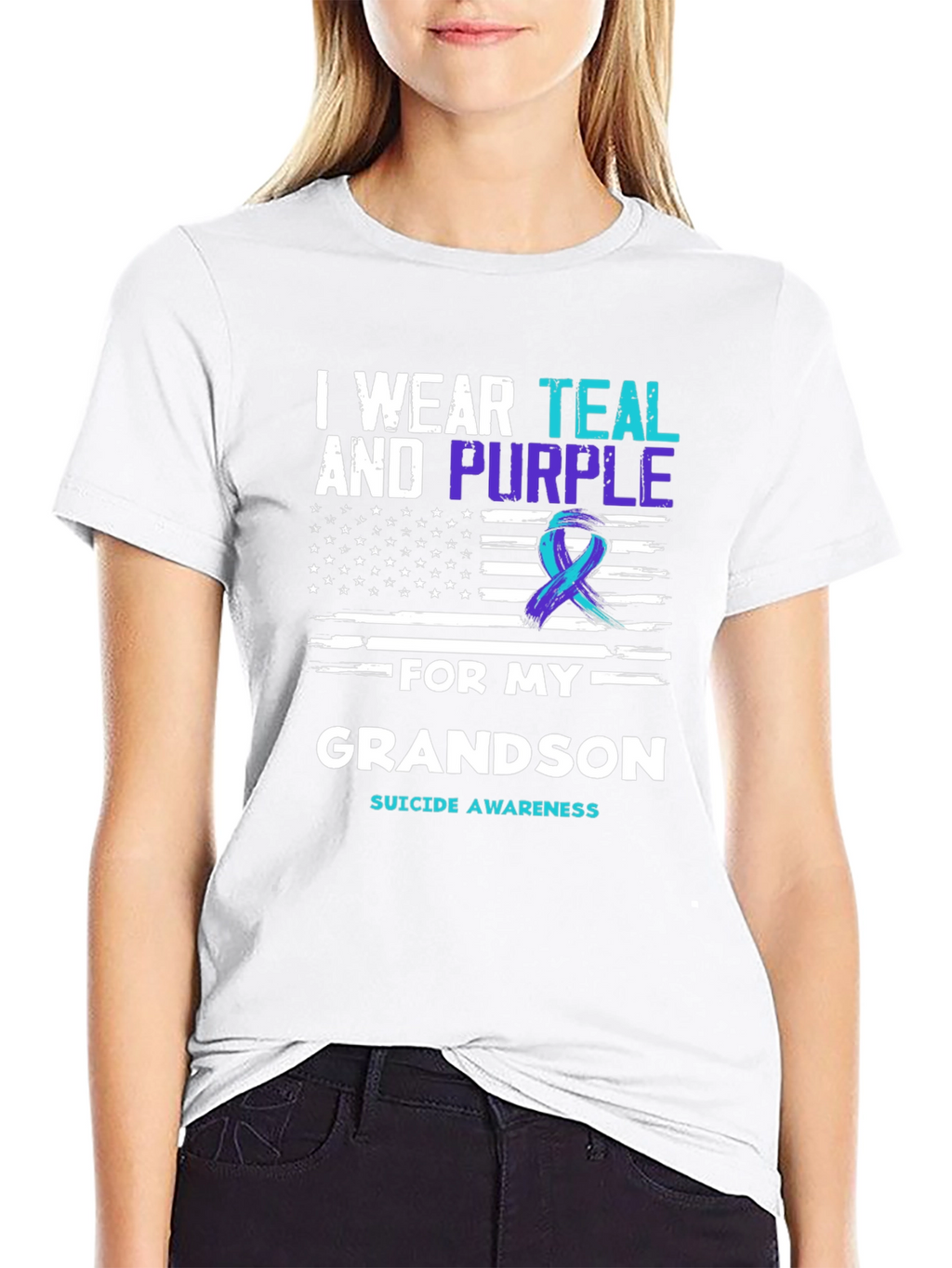 Suicide Awareness Grandson T-Shirt