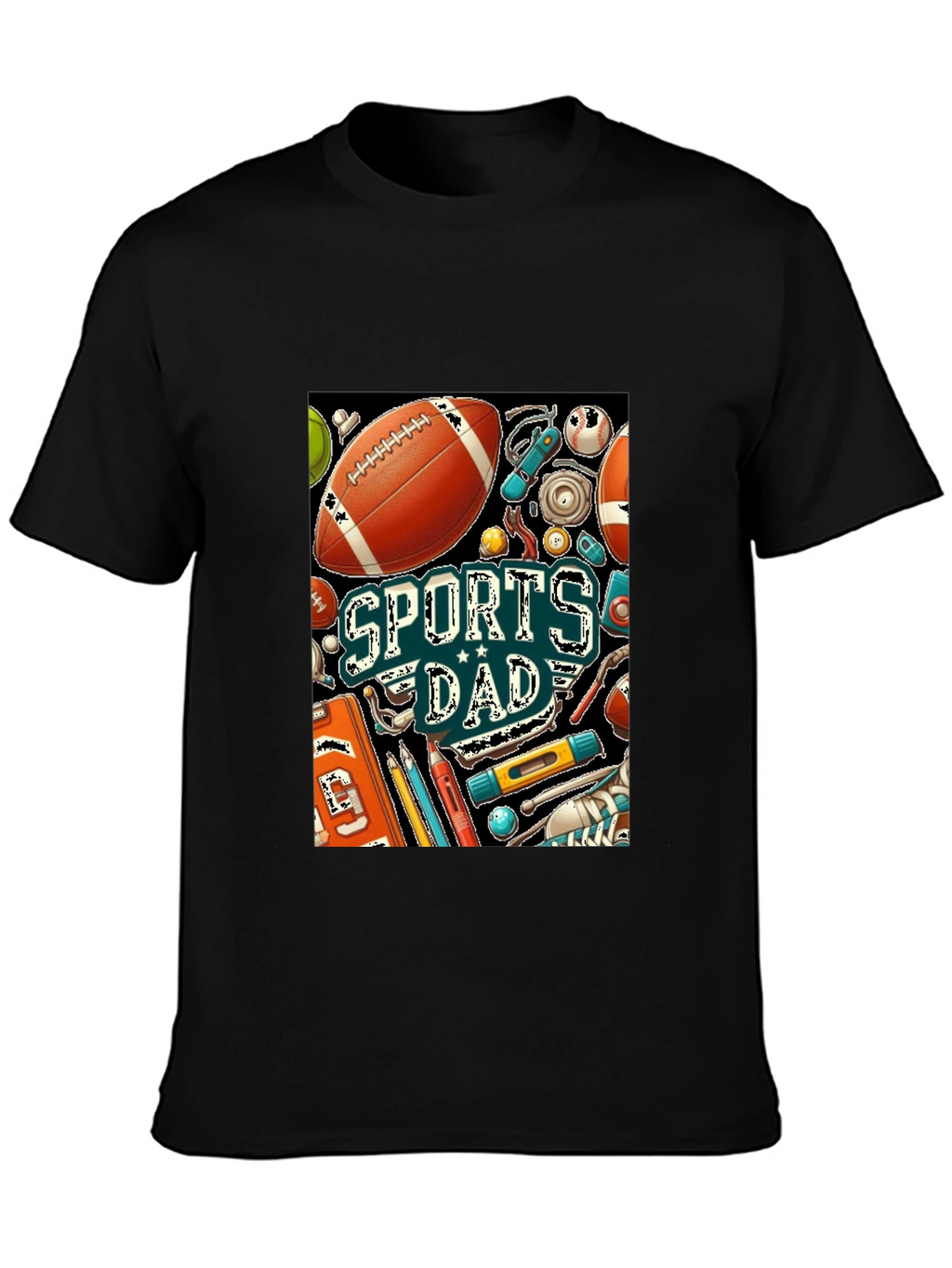 Sports Dad Graphic T-Shirt - Fathers Day Gift