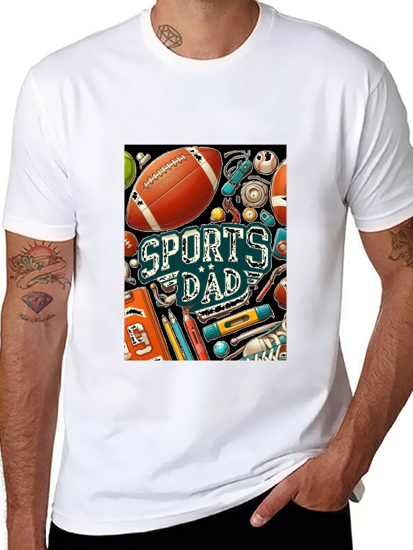 Sports Dad Graphic T-Shirt - Fathers Day Gift