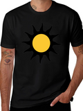 Sunburst Graphic Black T-Shirt