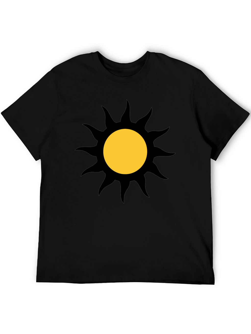 Sunburst Graphic Black T-Shirt