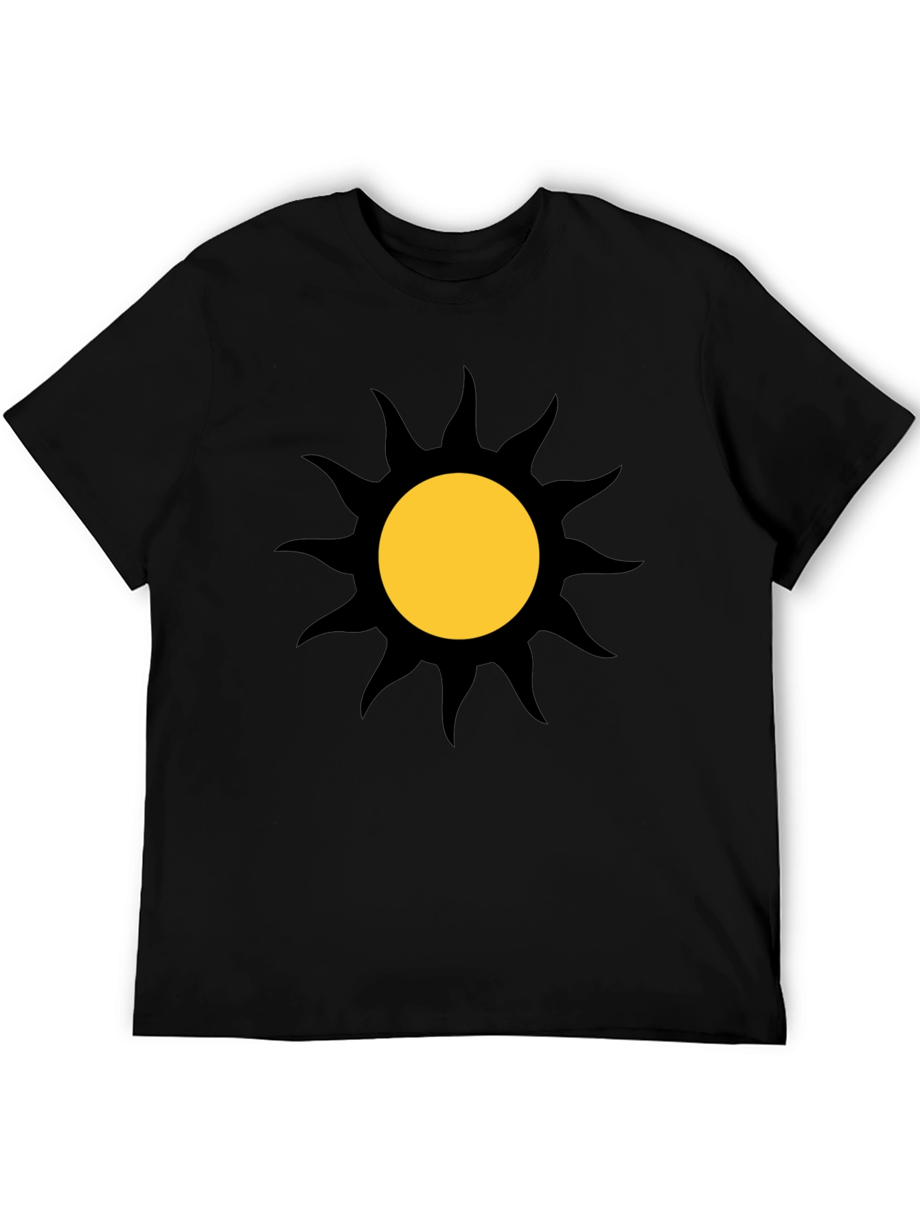 Sunburst Graphic Black T-Shirt