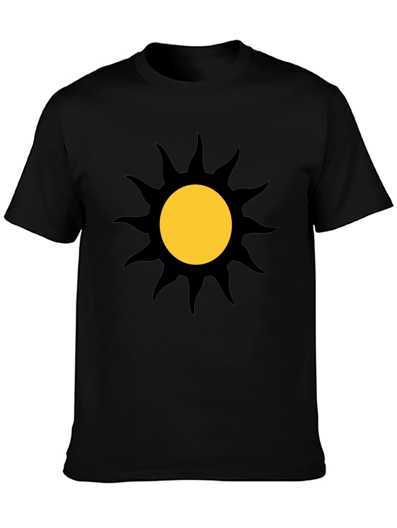 Sunburst Graphic Black T-Shirt