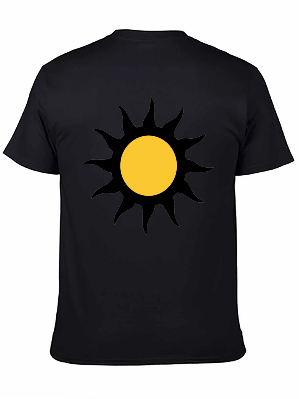 Sunburst Graphic Black T-Shirt