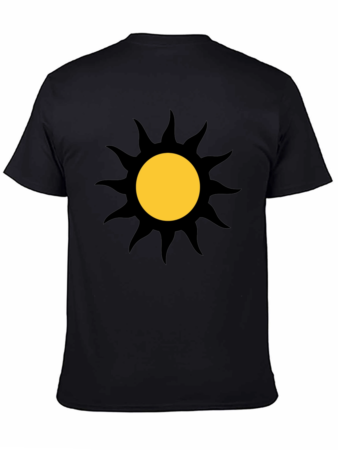 Sunburst Graphic Black T-Shirt