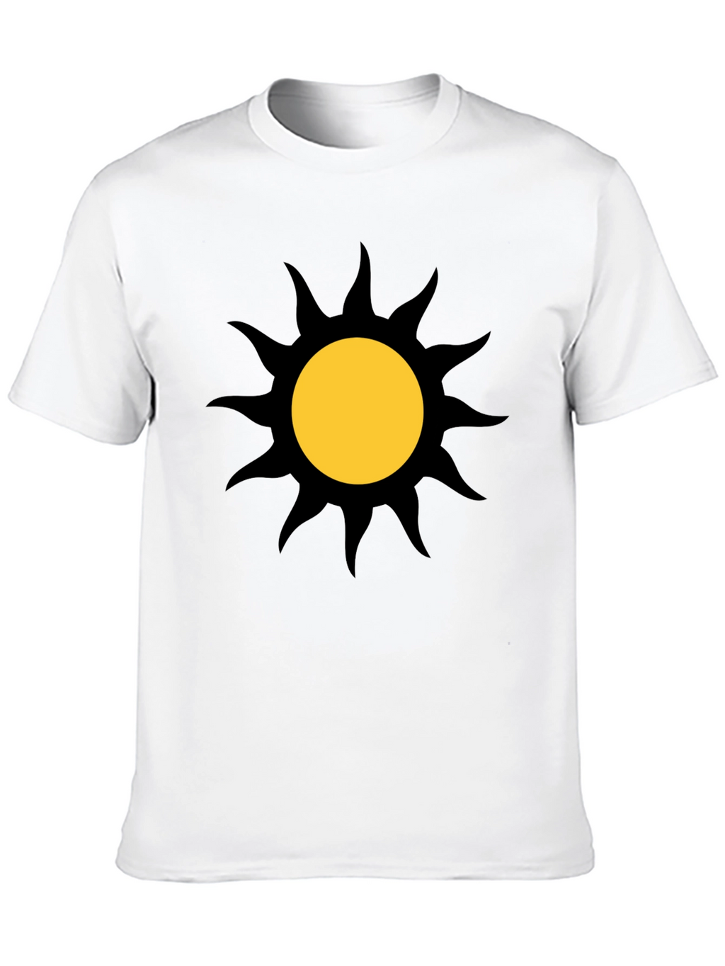 Sunburst Graphic Black T-Shirt