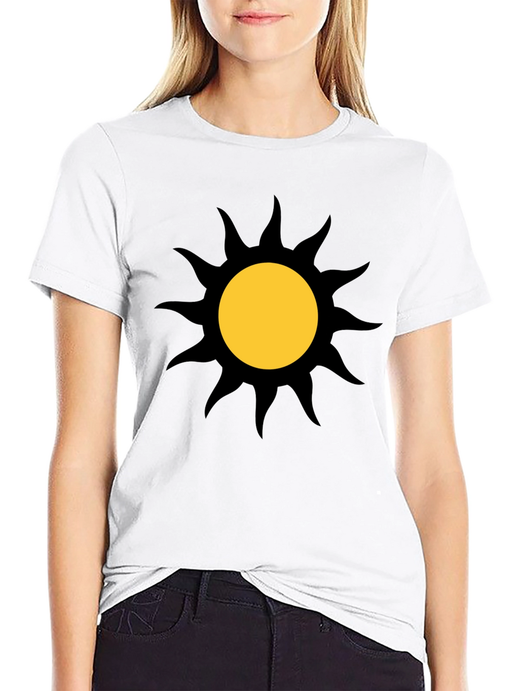 Sunburst Graphic Black T-Shirt