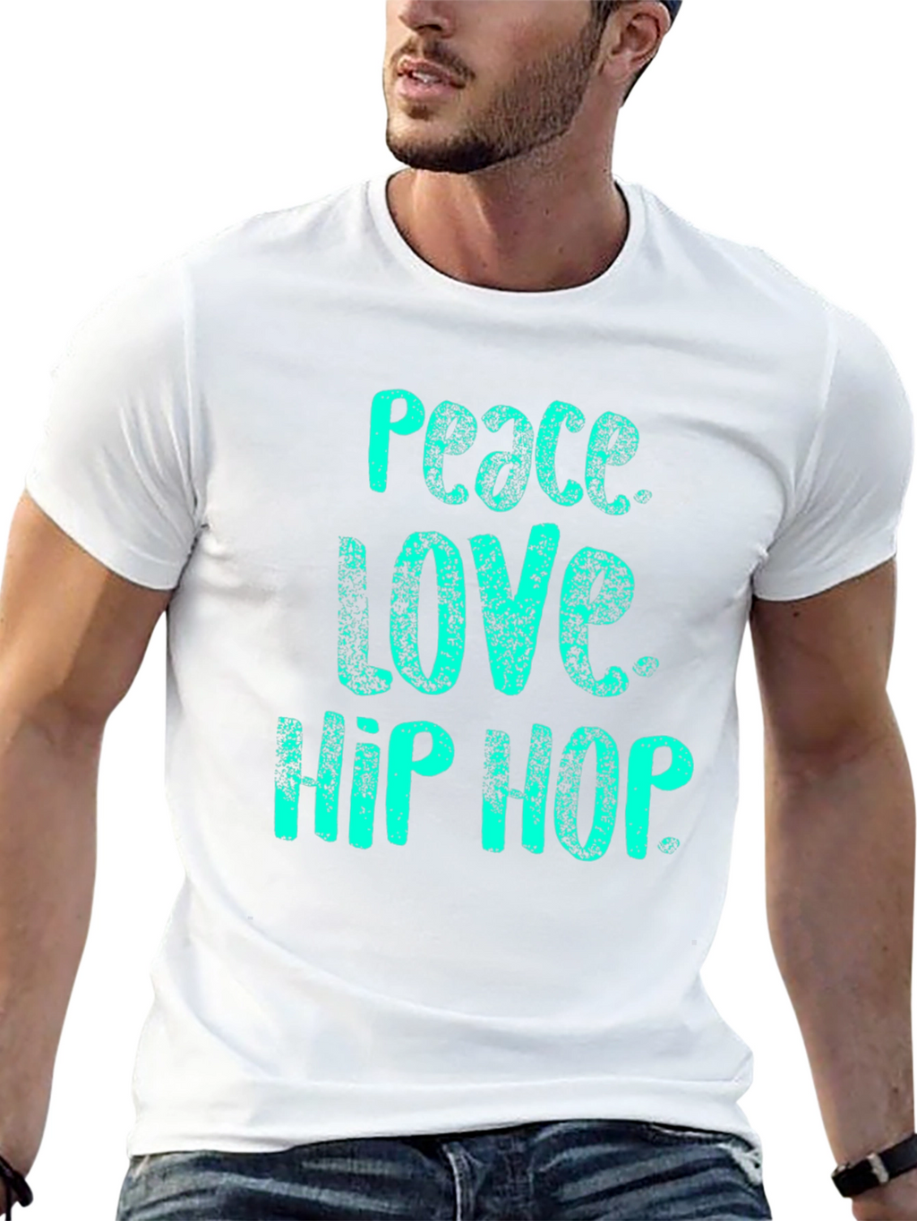 Peace Love Hip Hop Graphic Tee
