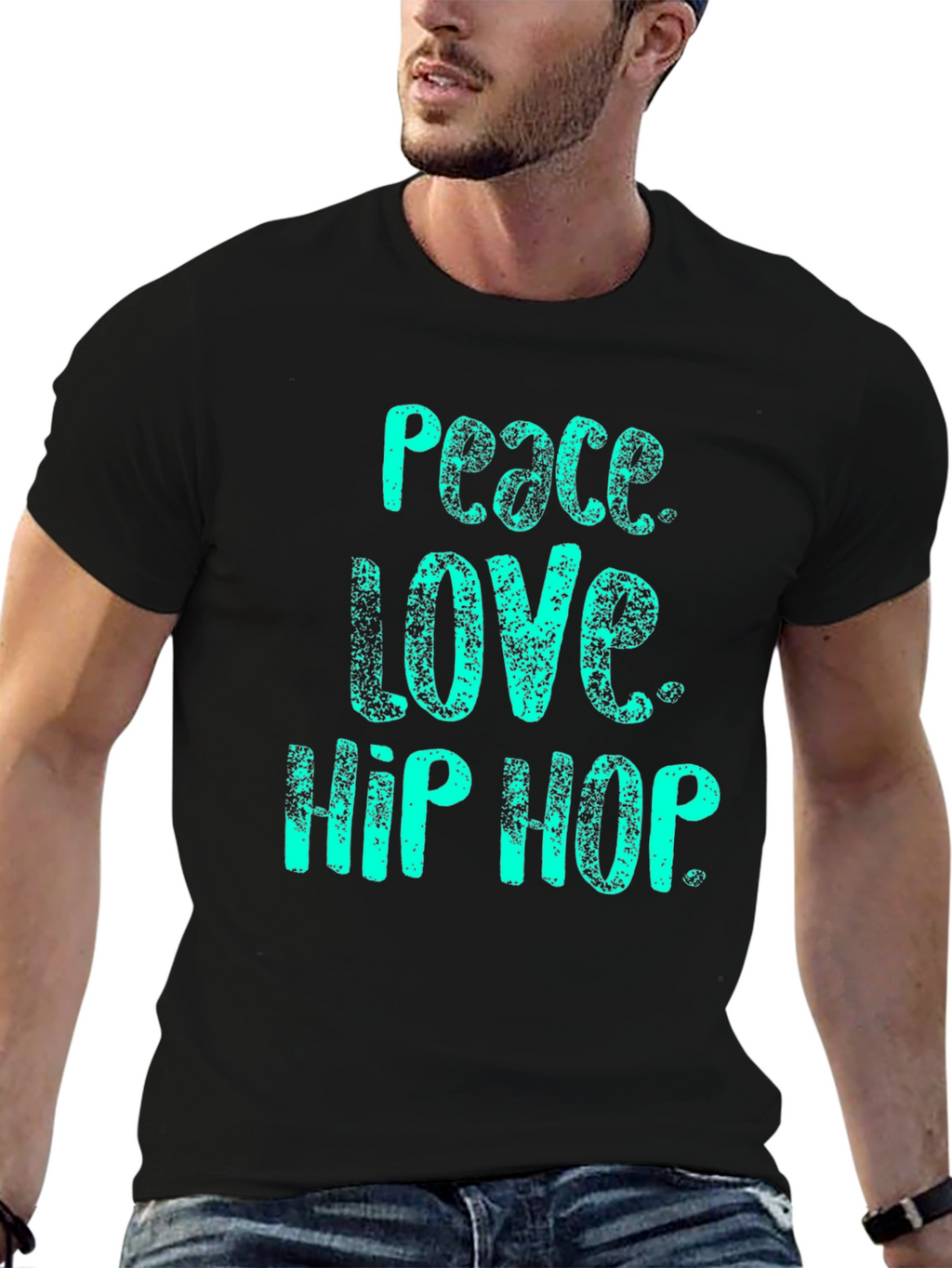 Peace Love Hip Hop Graphic Tee