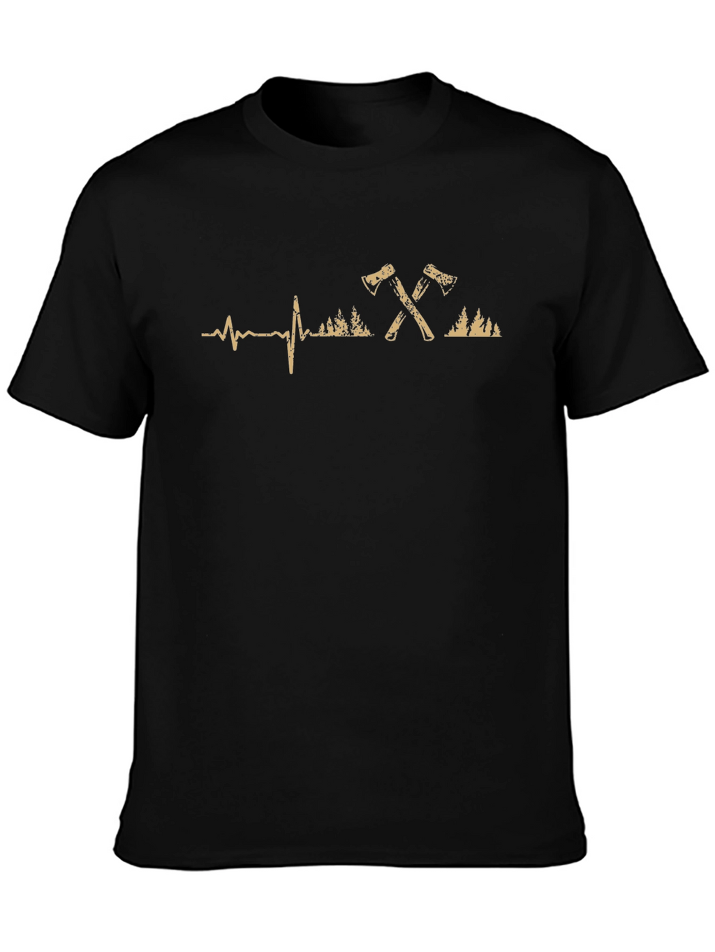 Lumberjack Heartbeat T-Shirt - Black