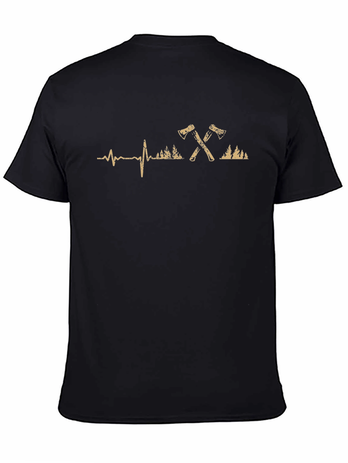 Lumberjack Heartbeat T-Shirt - Black