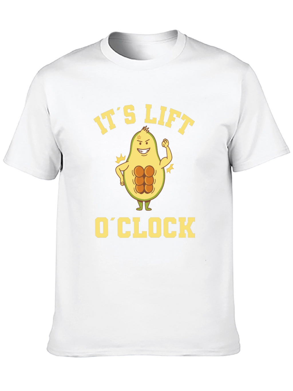 Its Lift OClock Avocado Gym T-Shirt
