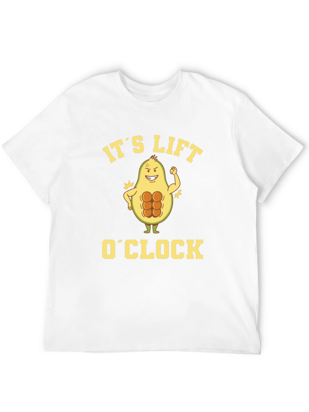 Its Lift OClock Avocado Gym T-Shirt