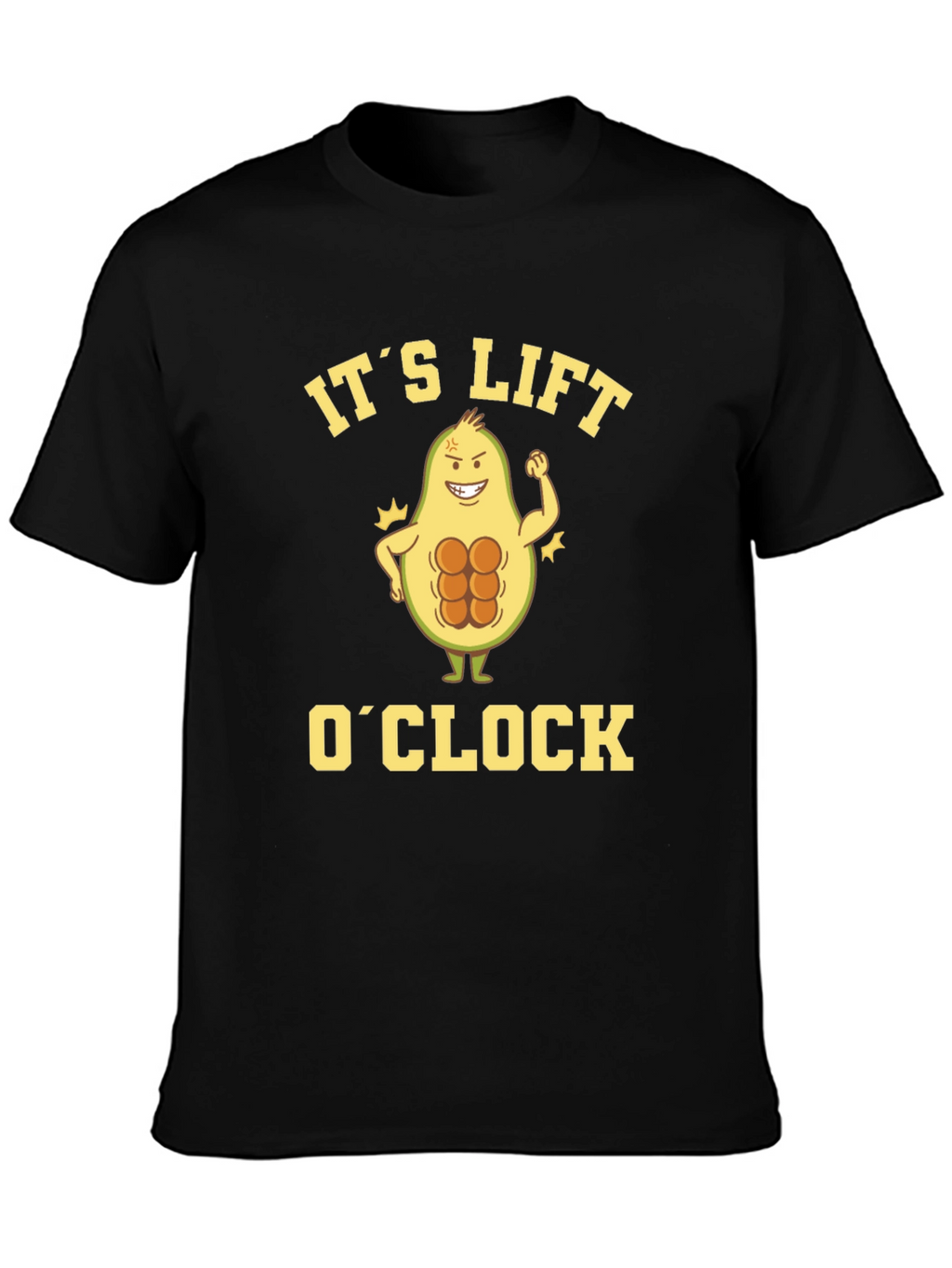 Its Lift OClock Avocado Gym T-Shirt