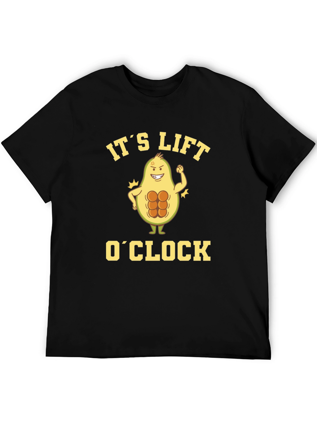 Its Lift OClock Avocado Gym T-Shirt