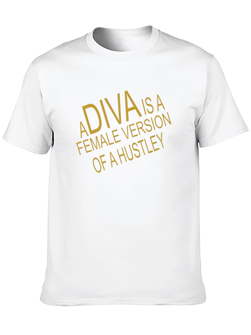 Diva Hustler Graphic Tee - Black Cotton T-Shirt
