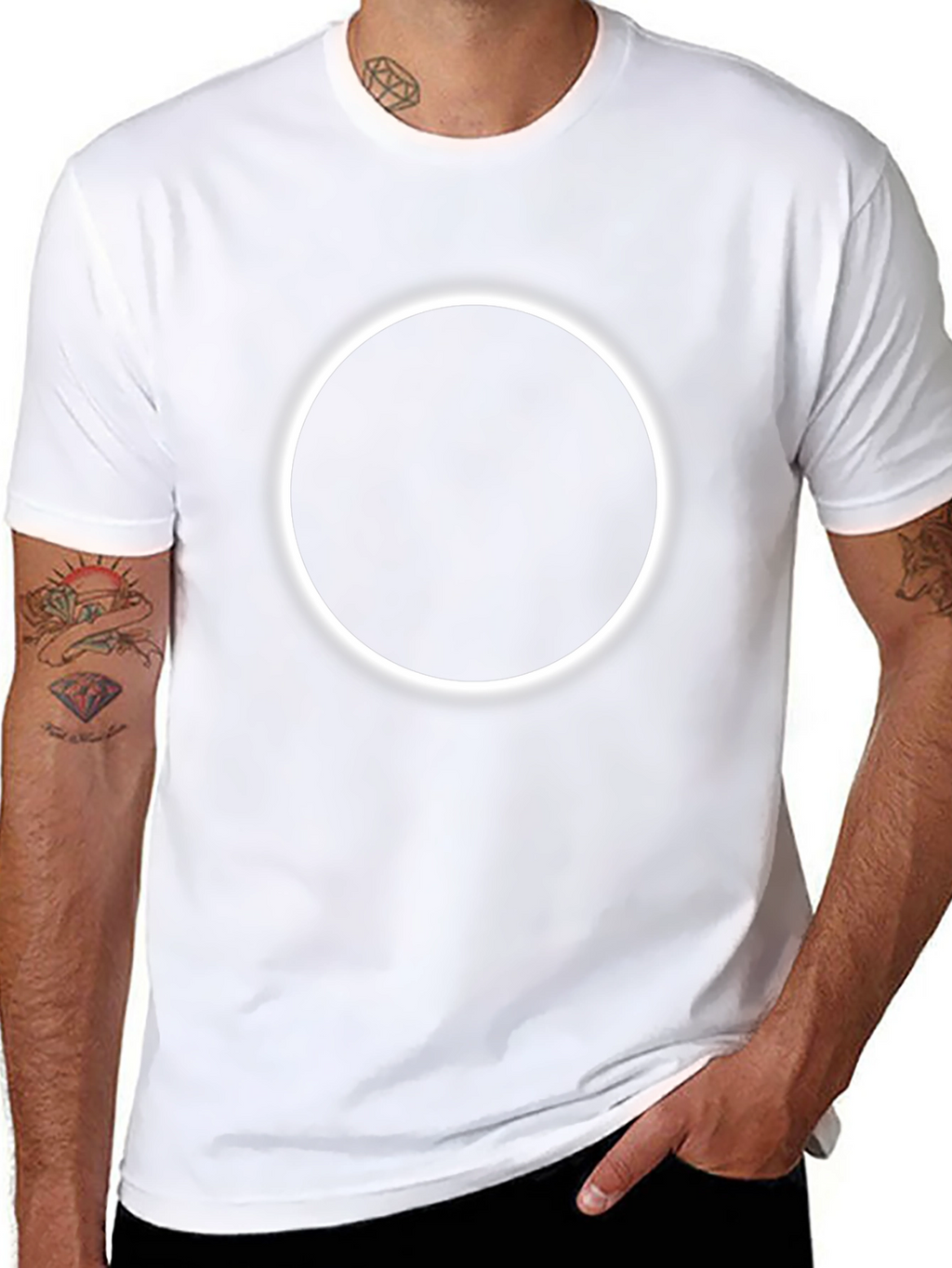 Black Eclipse Graphic T-Shirt - Modern Style