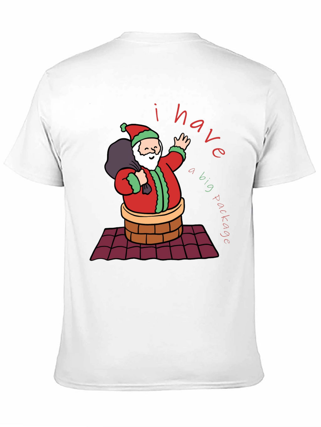 Funny Christmas Santa Big Package T-Shirt