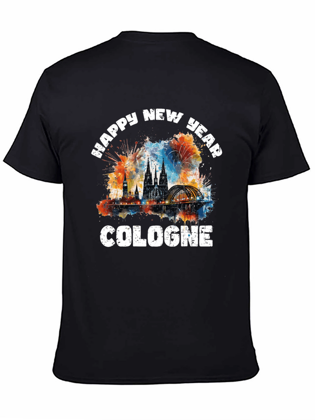 Happy New Year Cologne Graphic T-Shirt