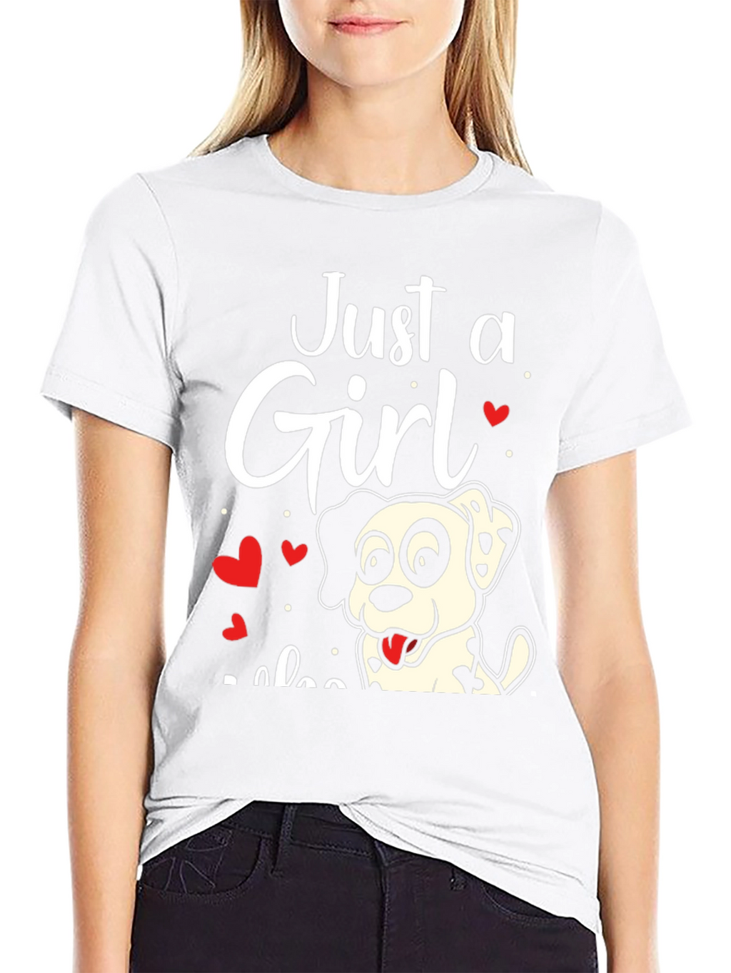 Just a Girl Who Loves Dalmatians T-Shirt