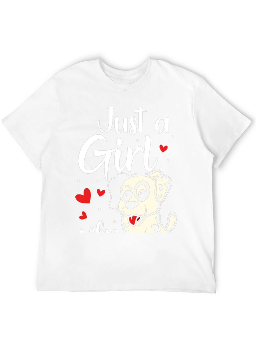 Just a Girl Who Loves Dalmatians T-Shirt