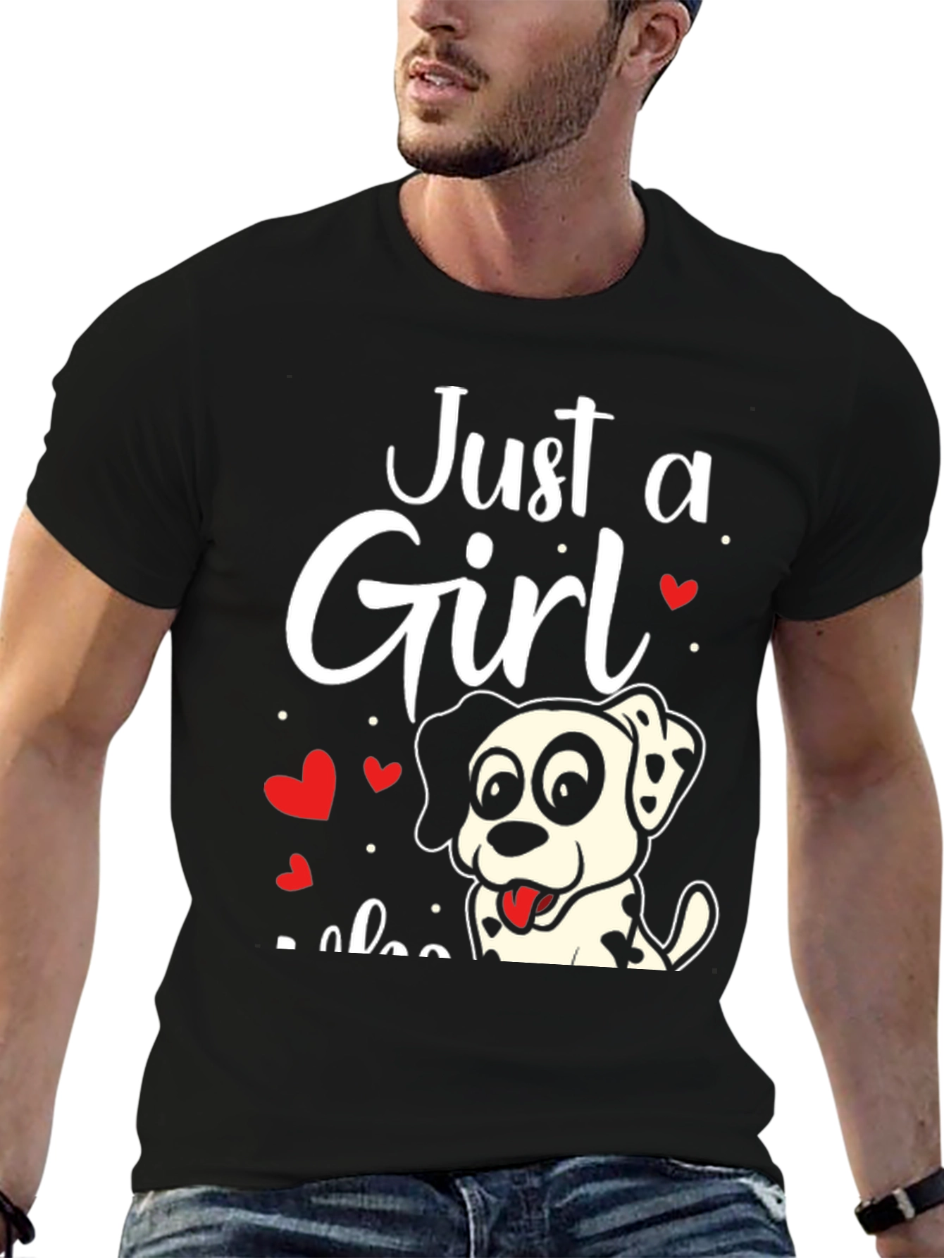 Just a Girl Who Loves Dalmatians T-Shirt