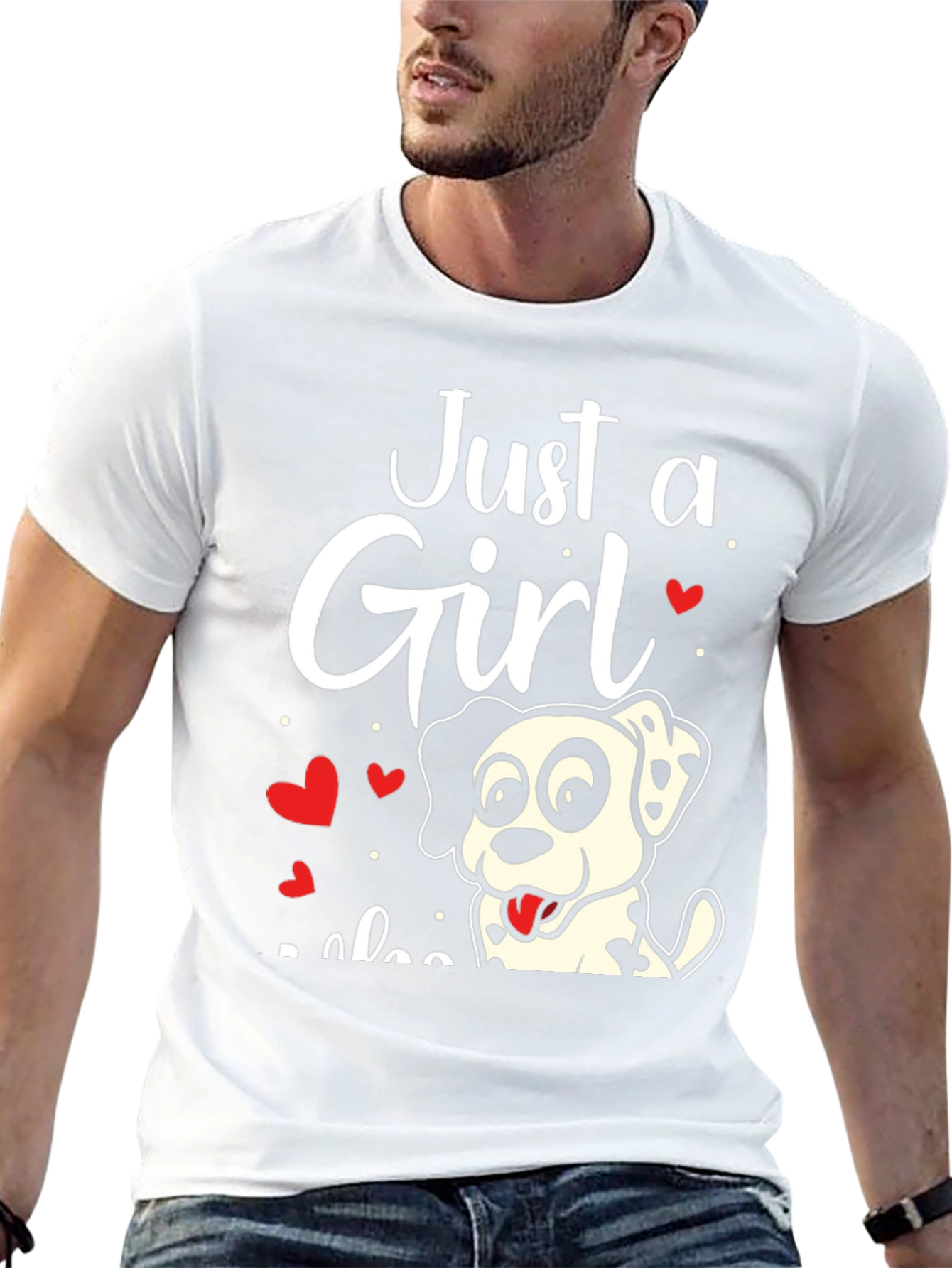 Just a Girl Who Loves Dalmatians T-Shirt