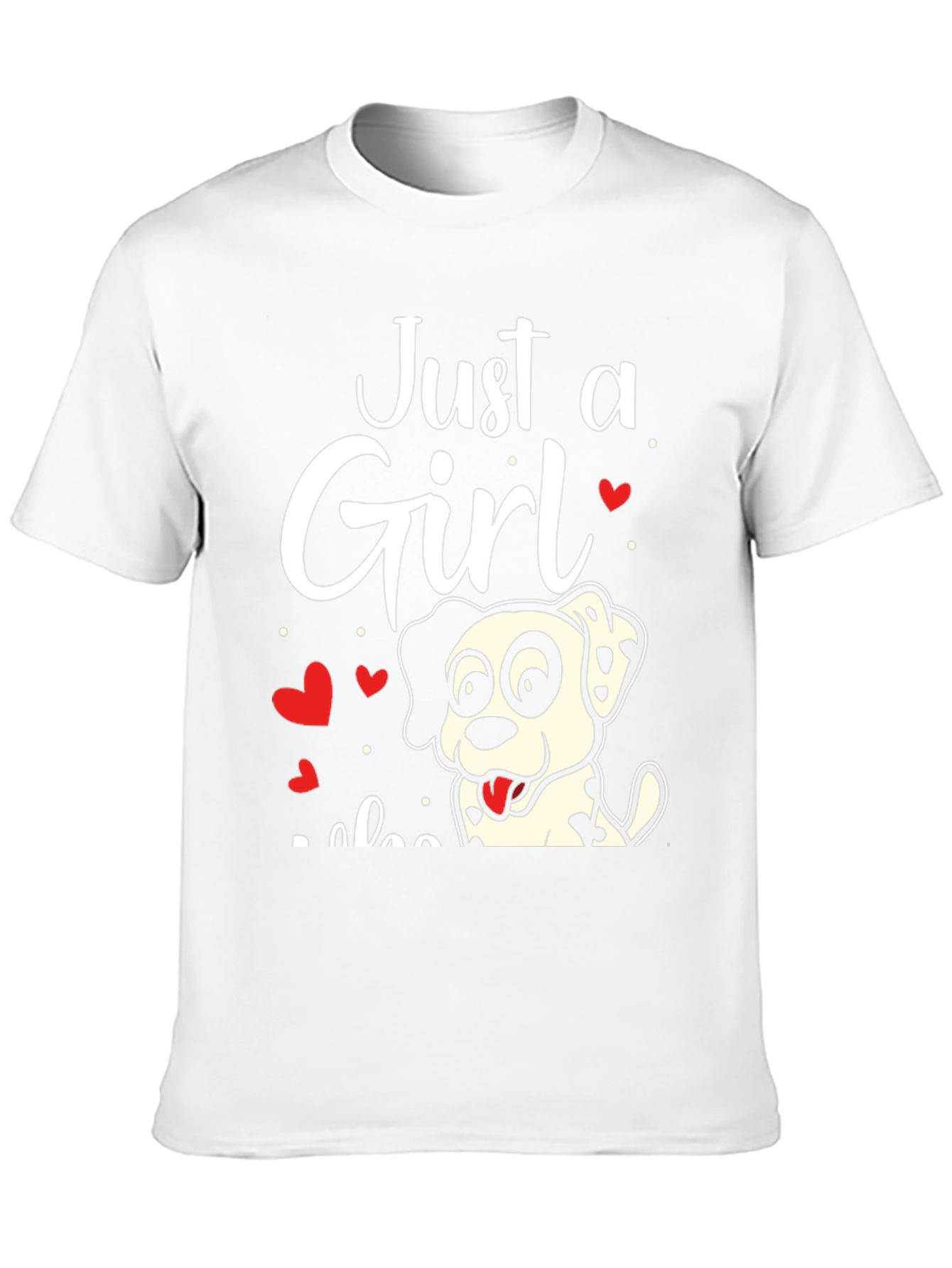 Just a Girl Who Loves Dalmatians T-Shirt