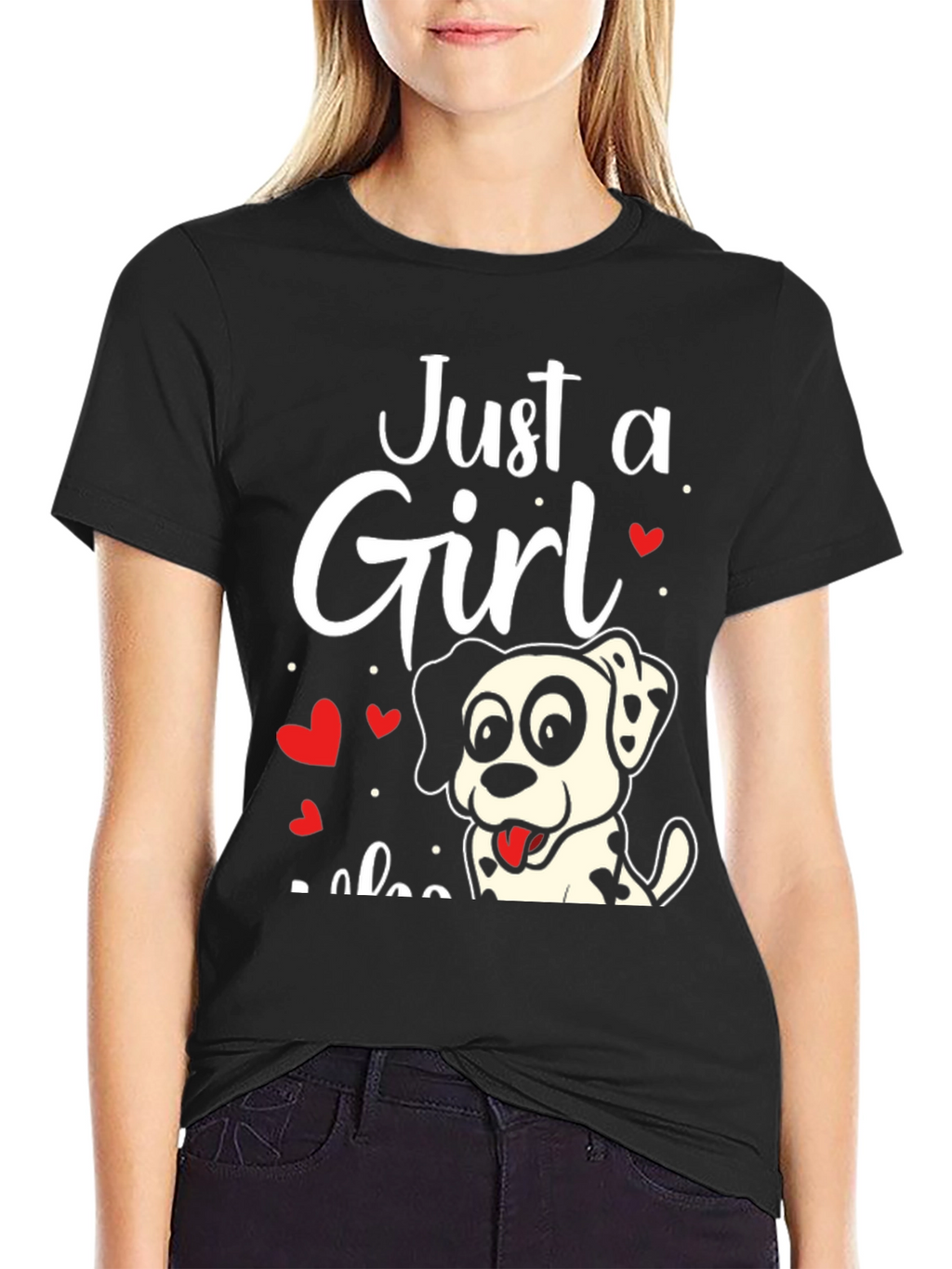 Just a Girl Who Loves Dalmatians T-Shirt