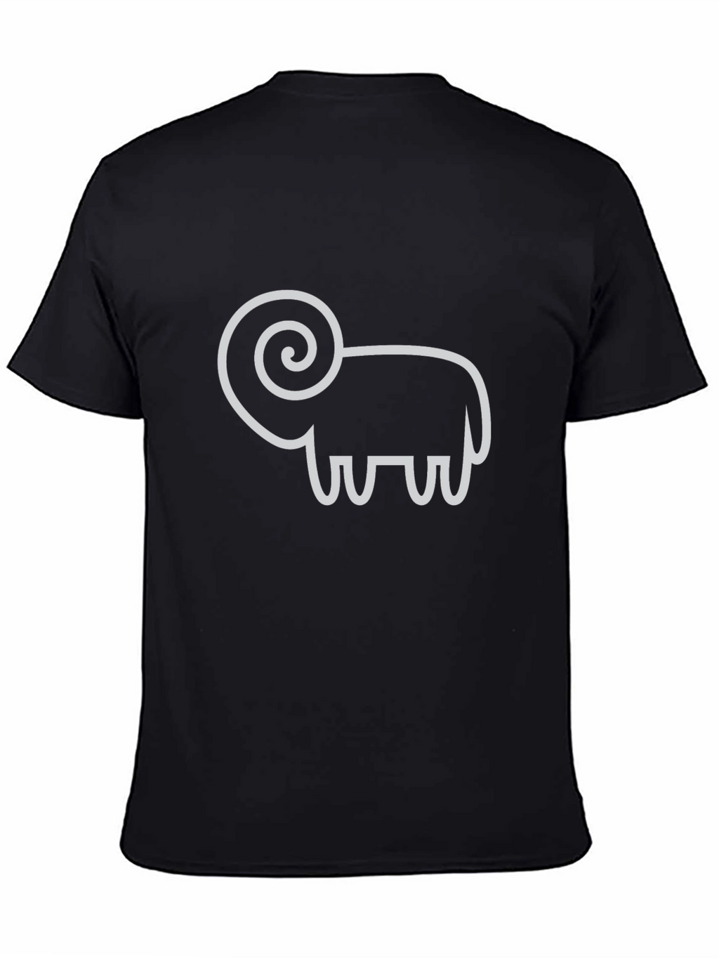 Ram Graphic Tee - Stylish Black Cotton T-Shirt