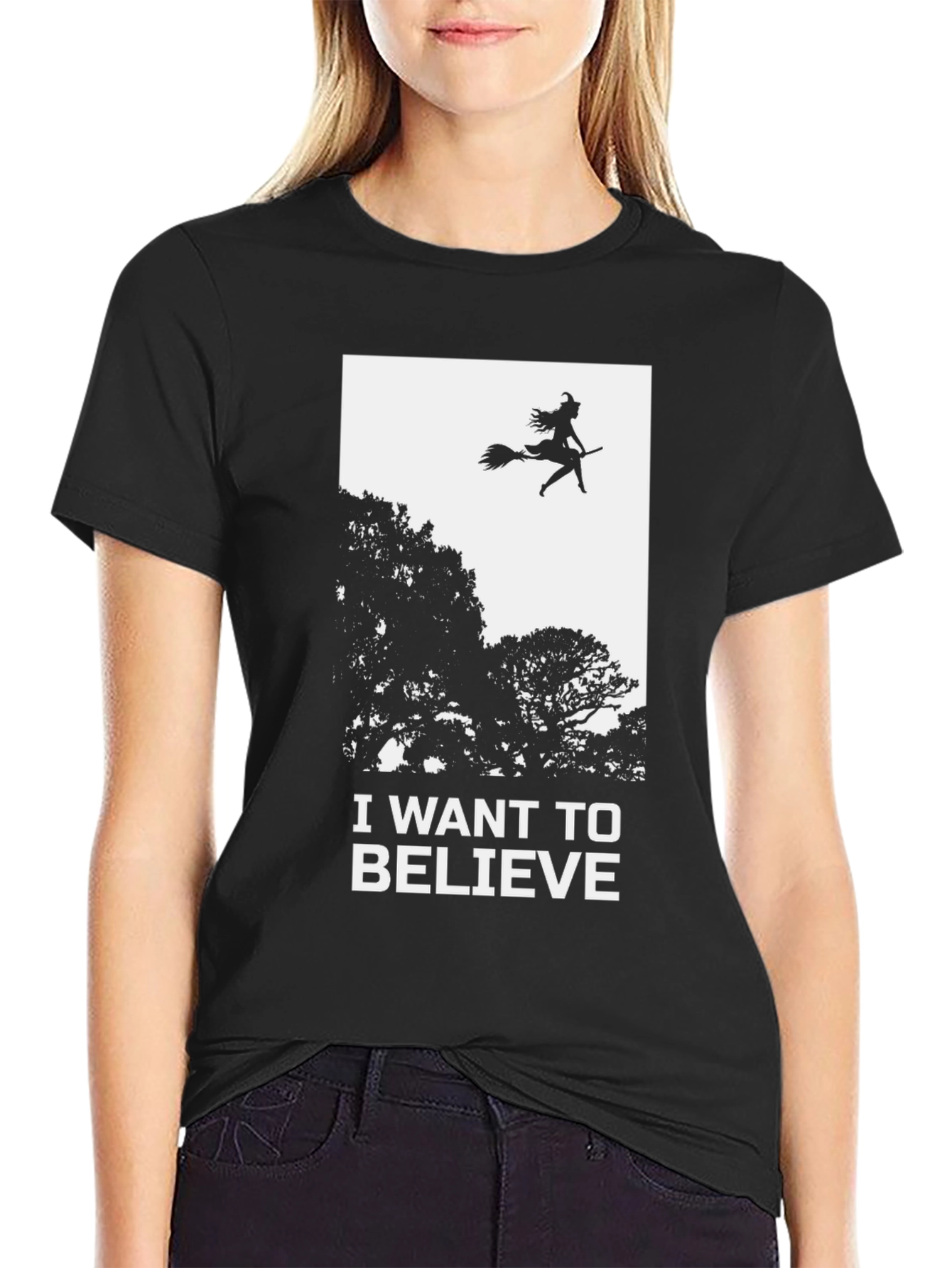 I Want to Believe Witch T-Shirt