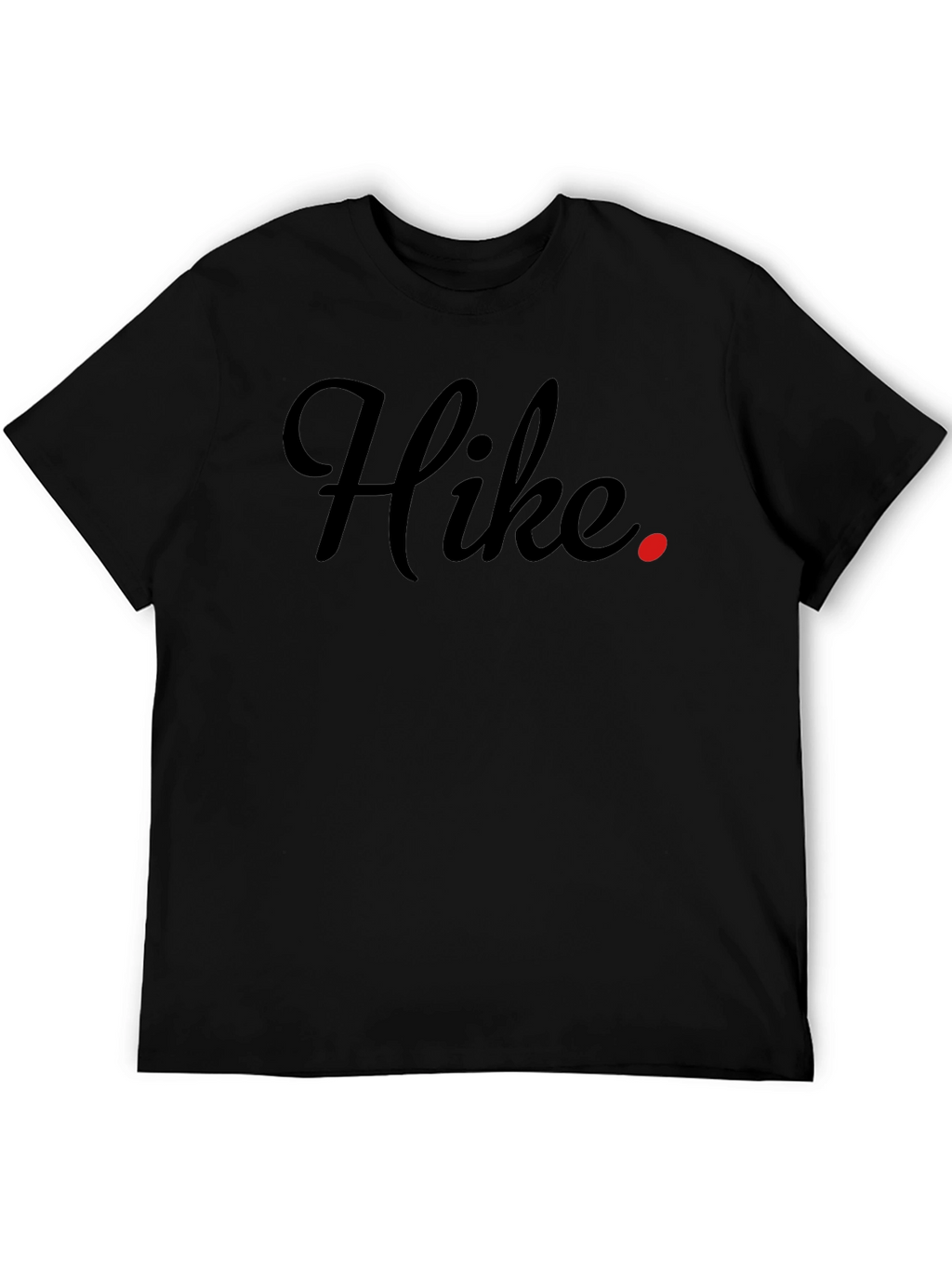 Hike Graphic Tee - Black Casual T-Shirt