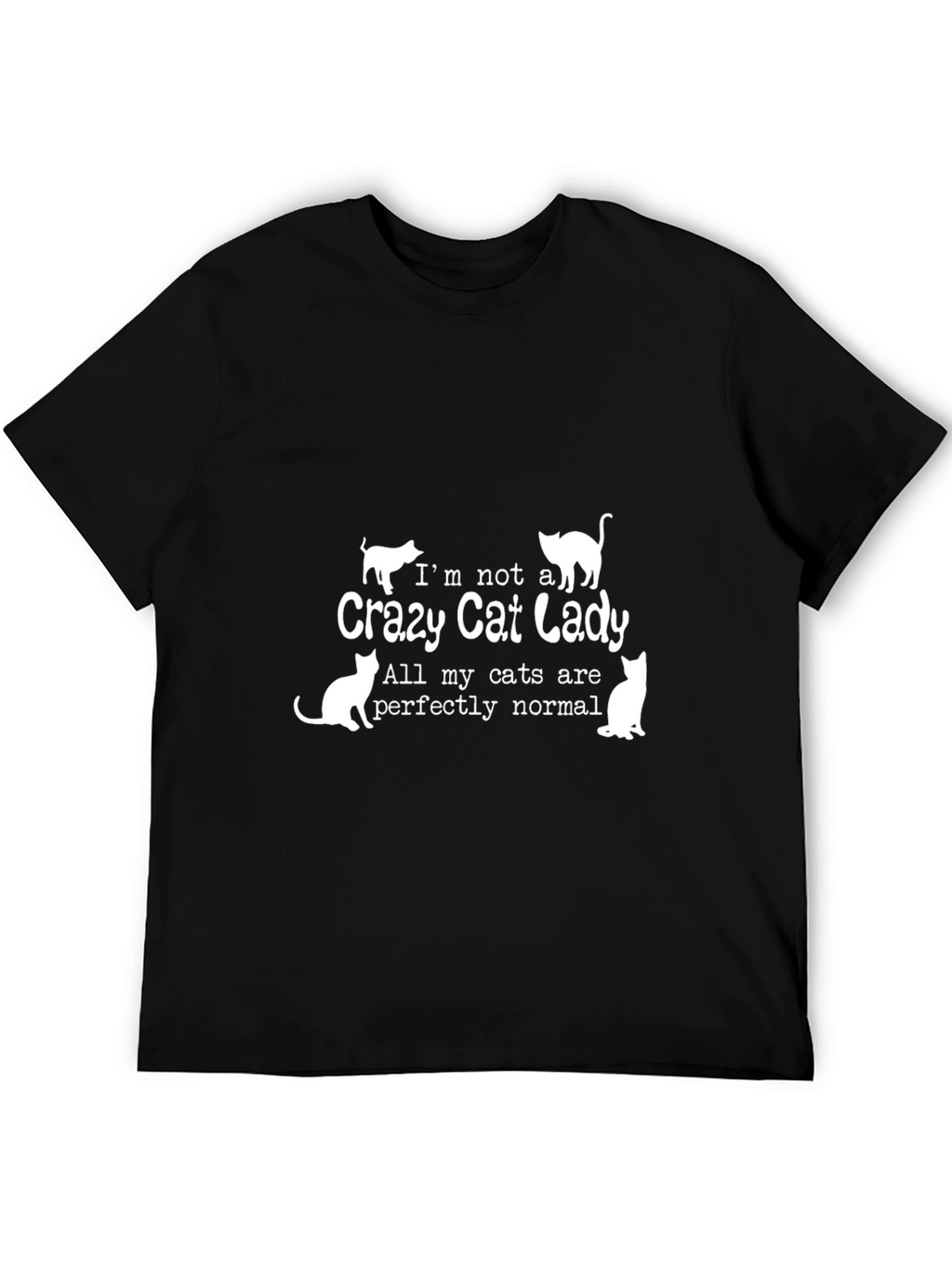 Crazy Cat Lady T-Shirt - Novelty Tee