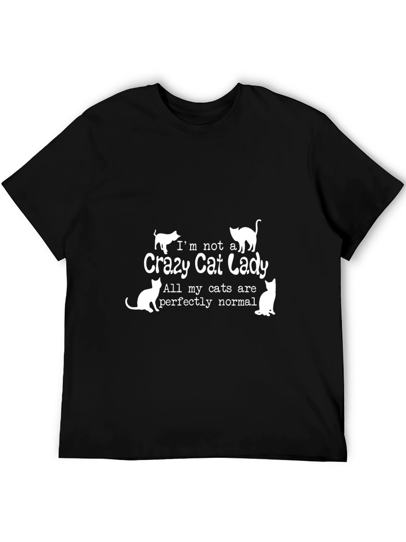 Crazy Cat Lady T-Shirt - Novelty Tee