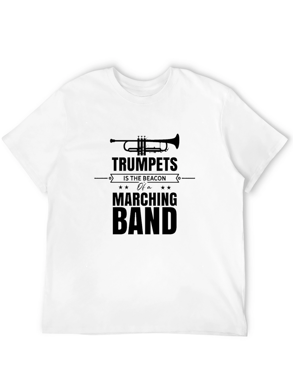 Trumpets Marching Band Graphic T-Shirt