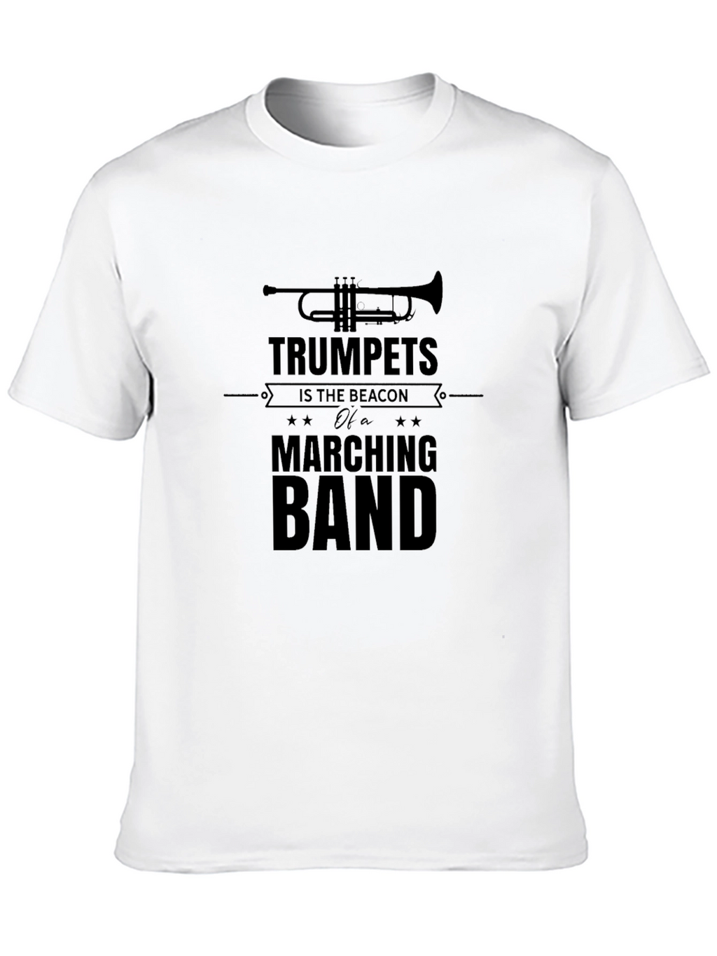 Trumpets Marching Band Graphic T-Shirt