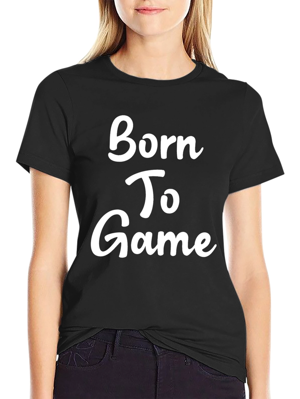 Born To Game Black T-Shirt - Gamer Apparel