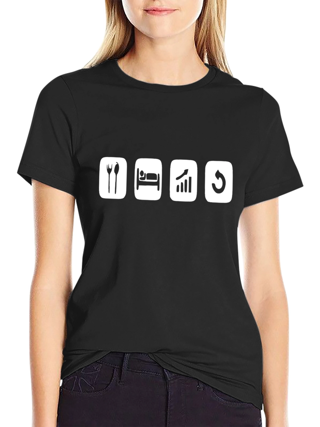 Eat Sleep Trade T-Shirt - Funny Investor Tee