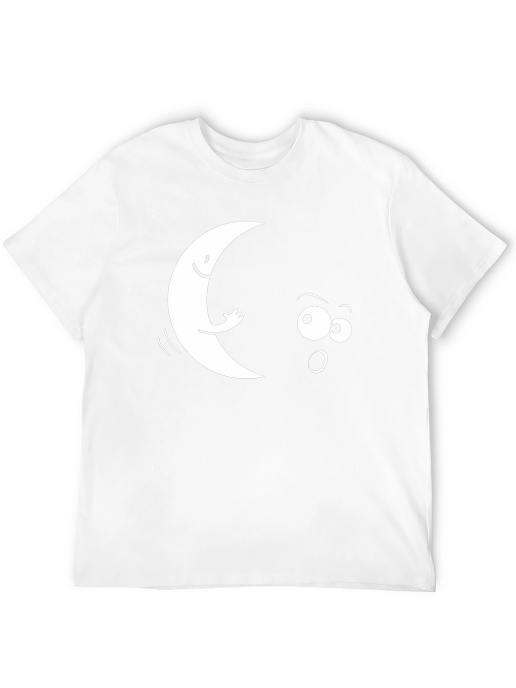 Humorous Moon Graphic T-Shirt