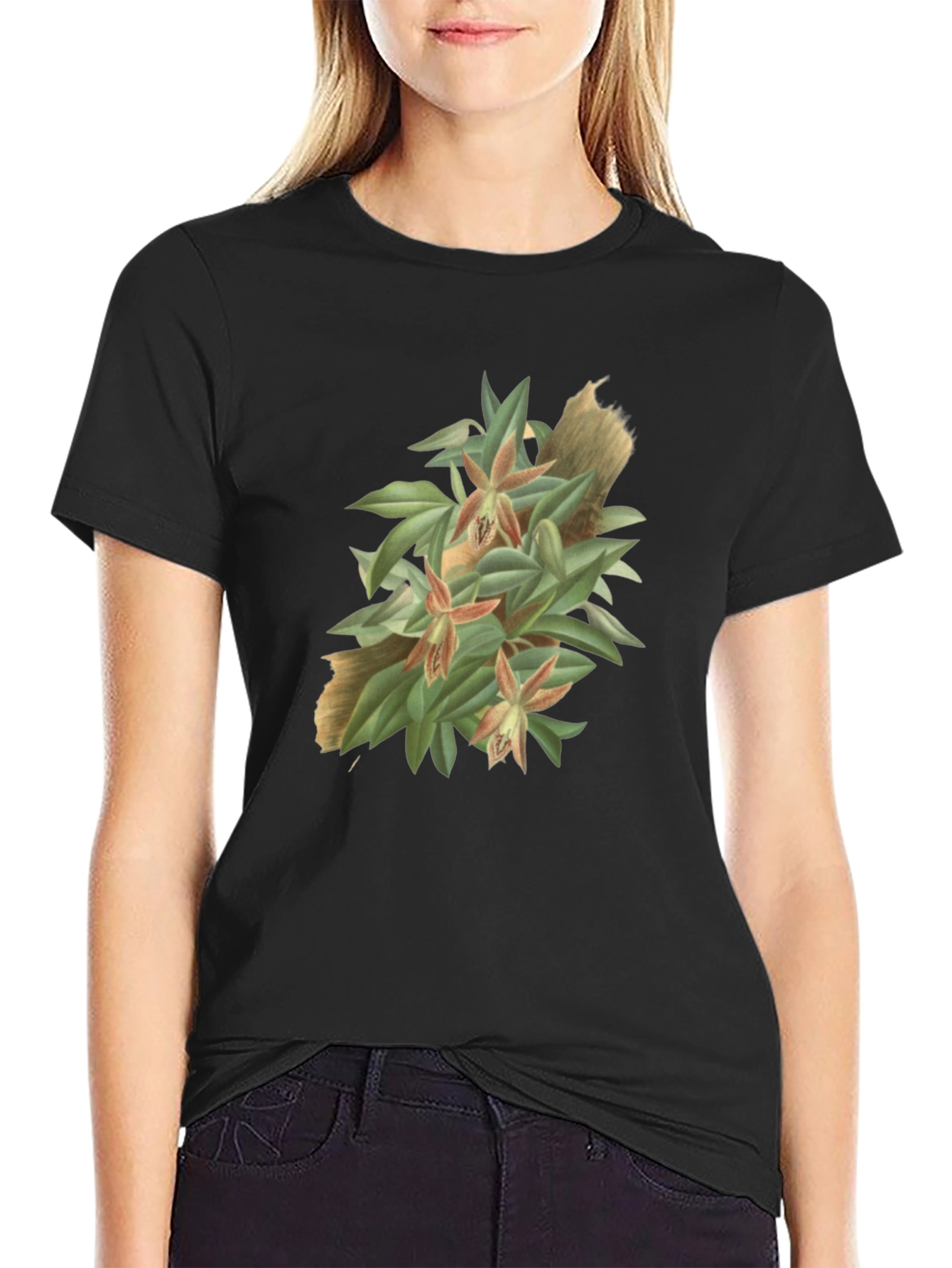 Botanical Graphic Tee - Artistic Nature T-Shirt