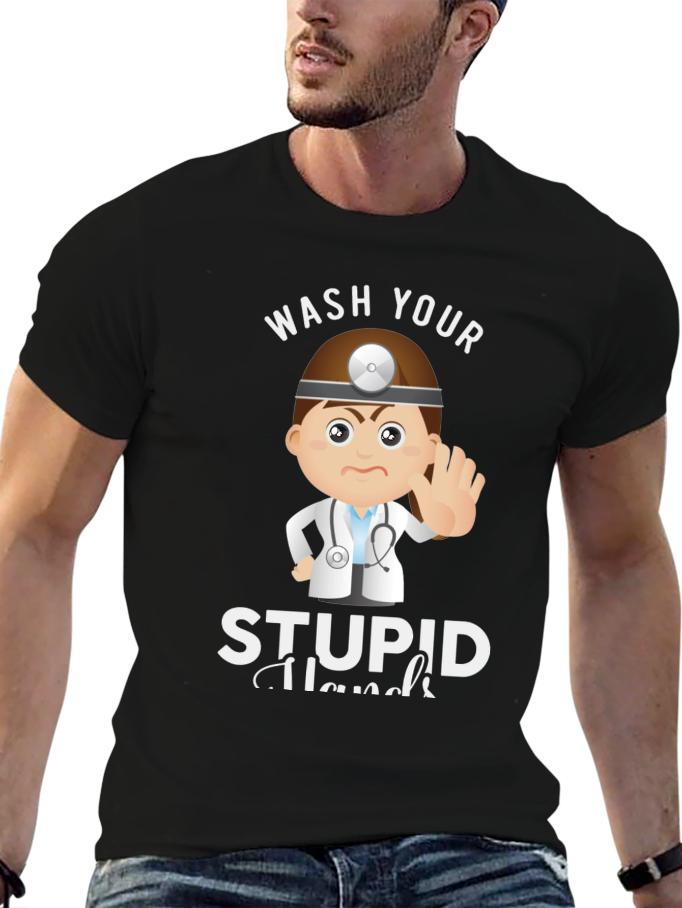 Wash Your Stupid Hands Graphic Tee