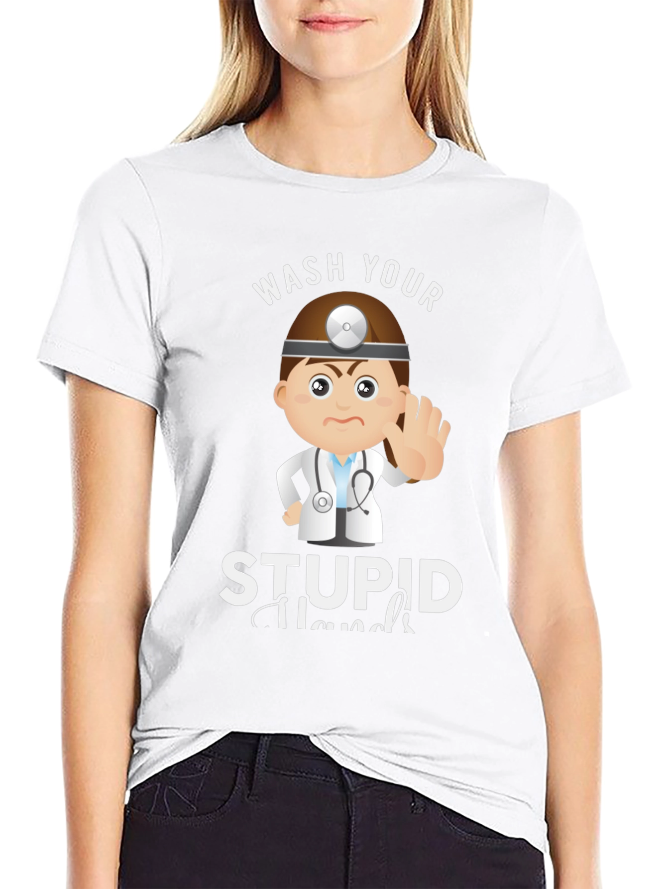 Wash Your Stupid Hands Graphic Tee