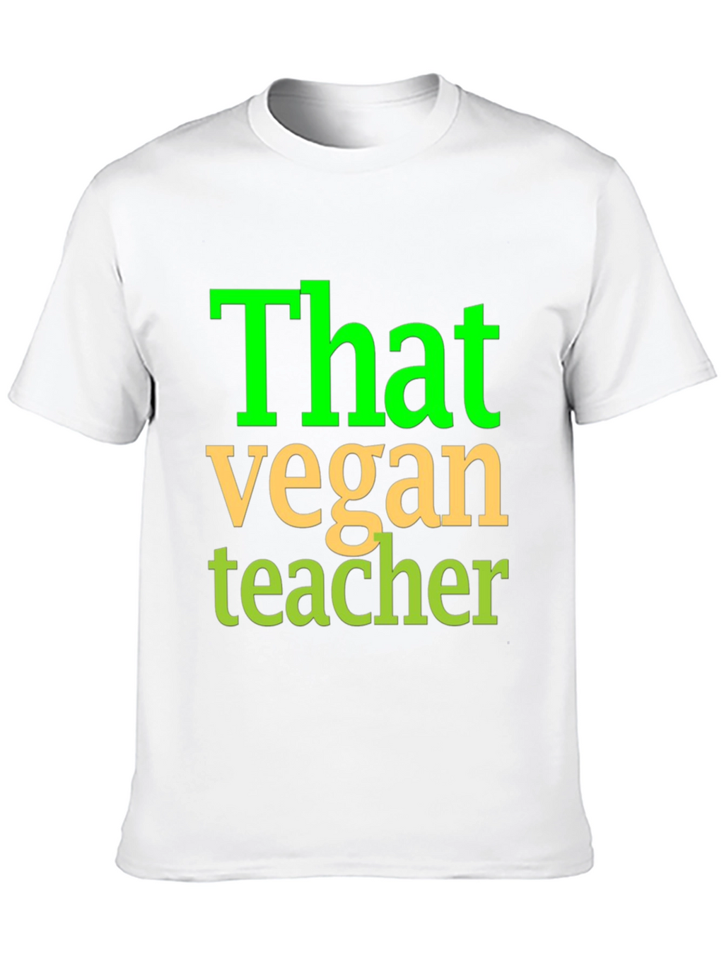 That Vegan Teacher T-Shirt Black