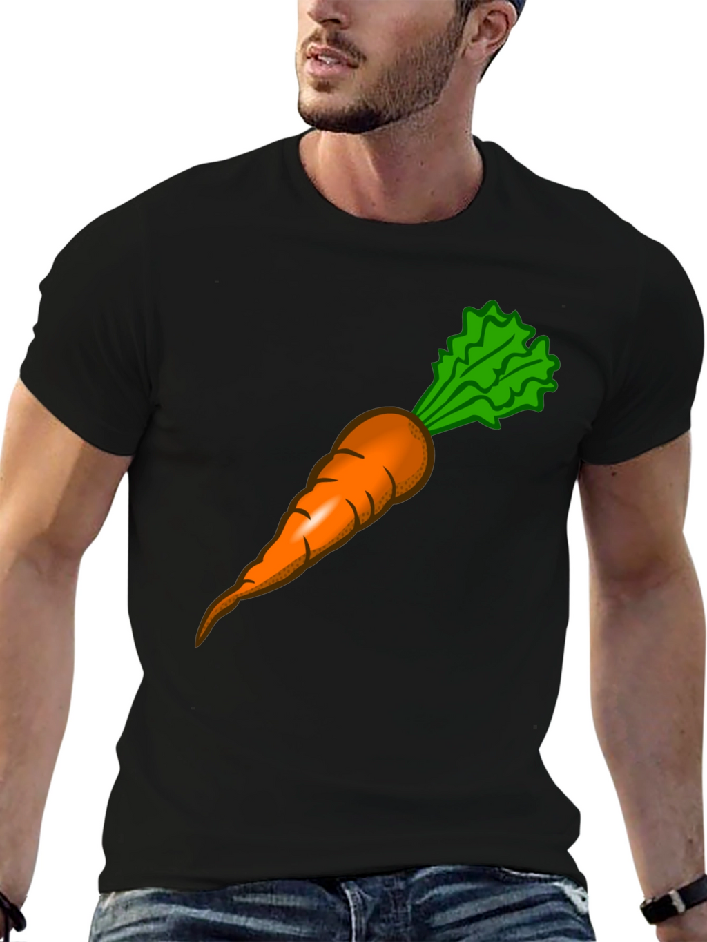 Carrot Graphic Tee - Vegetable Lovers T-Shirt
